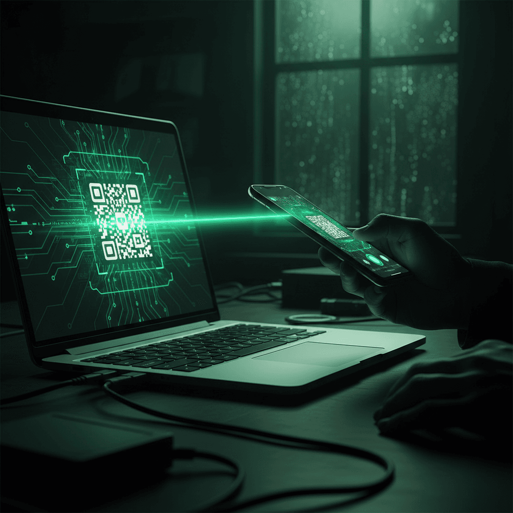 QR code auth: The WhatsApp Web pattern for TAMSIV