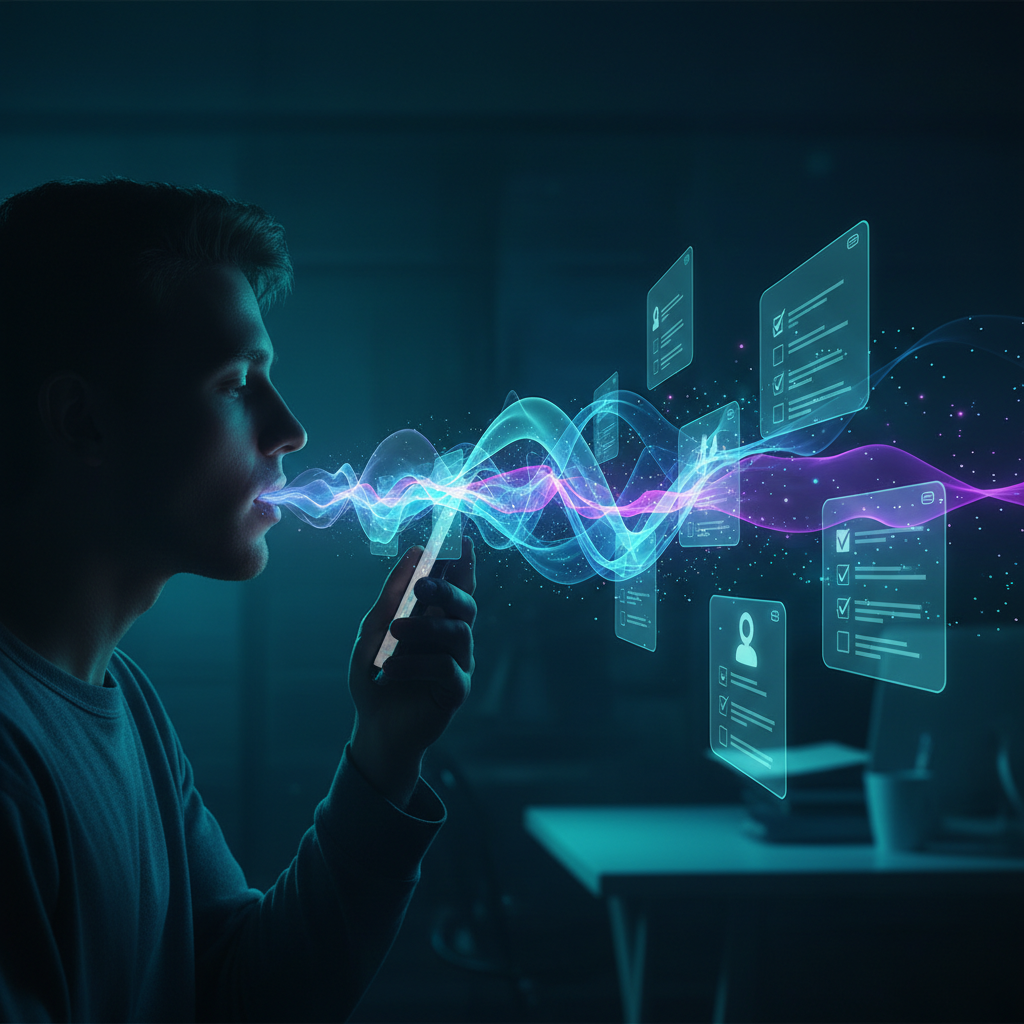 Voice-first Dictaphone: Push-to-talk and PendingCreation