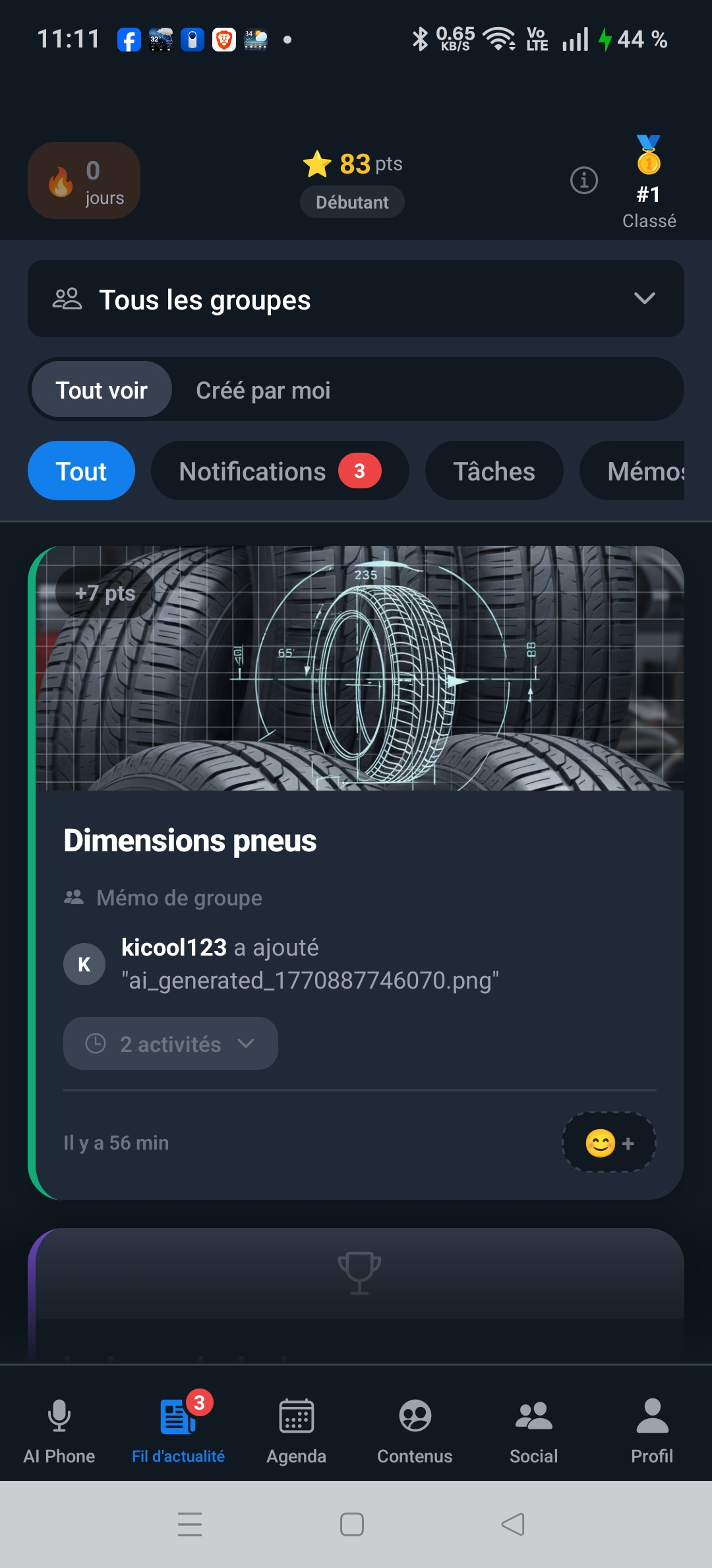 Synchronisation instantanée